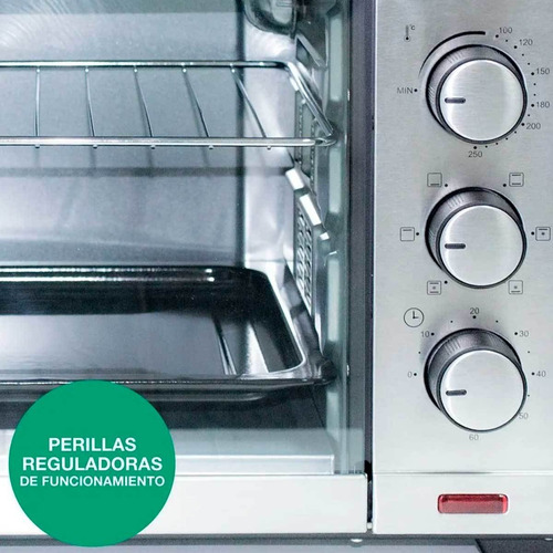 Horno de mesa eléctrico Peabody PE-HE6065 60L gris 220V
