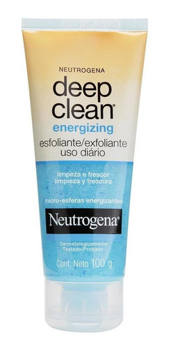 Imagem 1 de 3 de Esfoliante Neutrogena Deep Clean Energizing 100g
