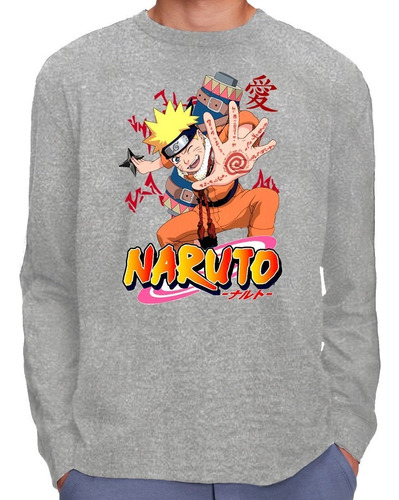 Camiseta Remera Manga Larga Naruto Shippuden 2 Bellos Diseño