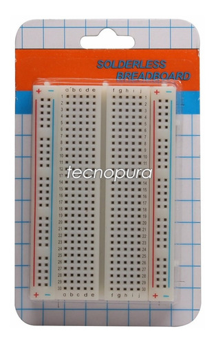 Mini Protoboard Adhesiva De 400 Puntos De 8.5cm X 5.5cm 