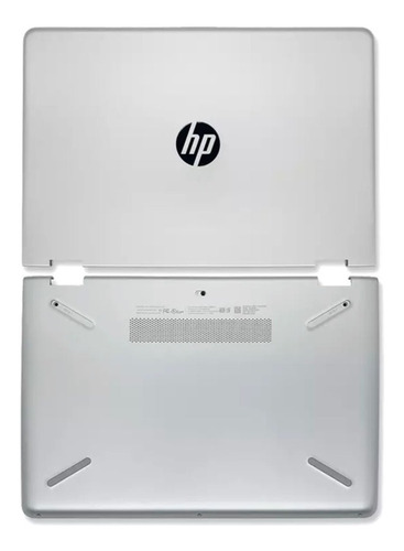 Tapa Superior E Inferior Laptop Hp Pavilion X360 14-cd Plata