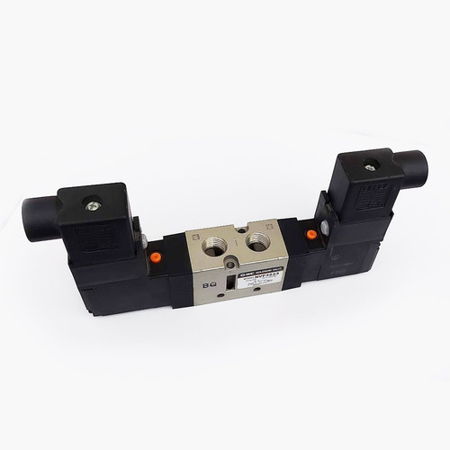 Electro Valvula 5 Vias 2 Posiciones Doble Bobina 1/4 Npt