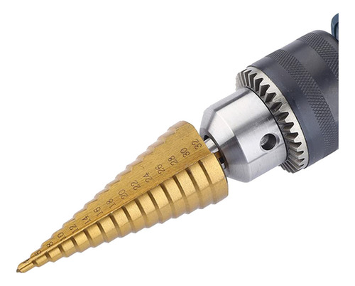 Juego De 3 Brocas Hss Step, 4-12 Mm, 4-20 Mm, 4-32 Mm, Cone
