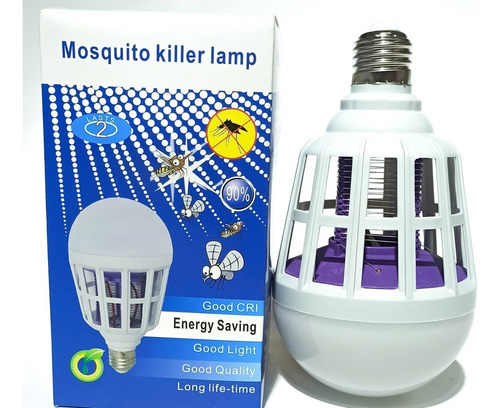 Bombillo Led Mata Zancudos Mosquitos Insectos Electrico 