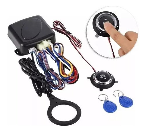 Kit Ignição Partida Motor Carro Botão Start Stop Universal