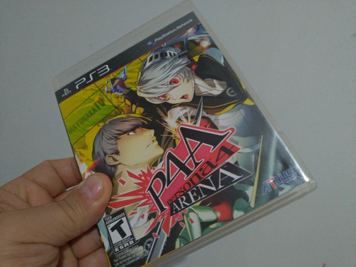 Jogo Ps3 Persona4 Arena P4a Semi-novo Completo Raro Leia ! (Usado)