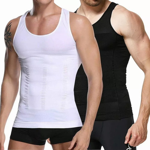 Camiseta Polera Faja Reductora Compresora Modeladora Hombre
