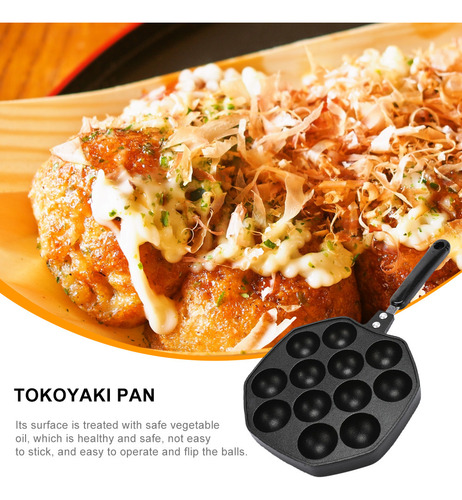 Sartén Antiadherente Takoyaki Grill Para Cocinar Baki