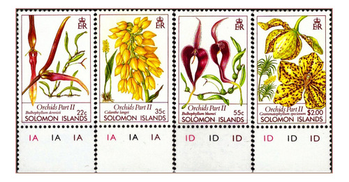 Ilhas Salomão - Orquídeas - 1989 - S/completa
