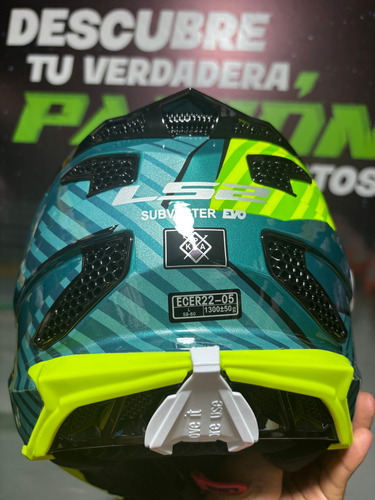Casco Para Cross Ls2 Mx700 Astro Cobalto/amarillo