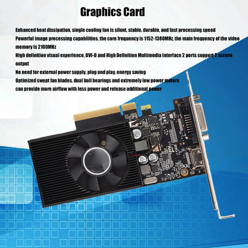 Tarjeta Gráfica Dilwe Gtgb Ddr4, Tarjeta De Gráficos De Vide
