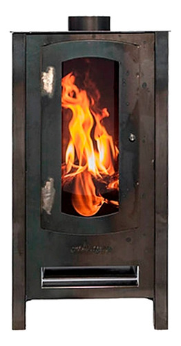 Calefactor Exterior A Leña Tromen Vulkan Salamandra 