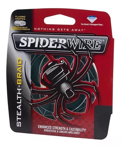 Linha Spiderwire® Stealth Braid 0.25mm 20lb/ Moss Green