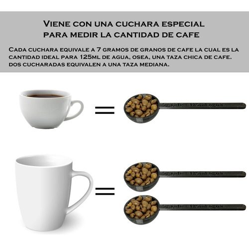 Imagen 4 de 10 de Molinillo Moledor Cafe Triturador Manual Semillas Recipiente