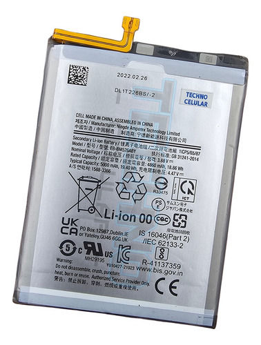 Bate Para Samsung A23 5g A235 Eb-bm526aby 100% Original