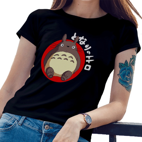 Remera Algodón Premium Totoro Dtg - 05