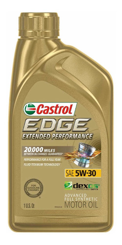 Aceite De Motor Totalmente Sintético Castrol Edge 5w-30 1qt