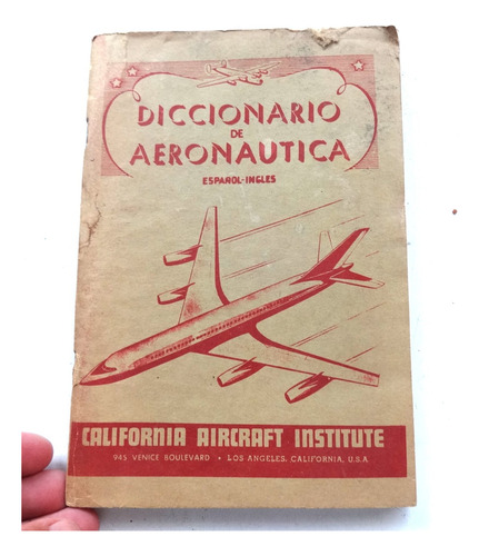 Diccionario Aeronautica Libro Ingles Aviacion Avion Antiguo