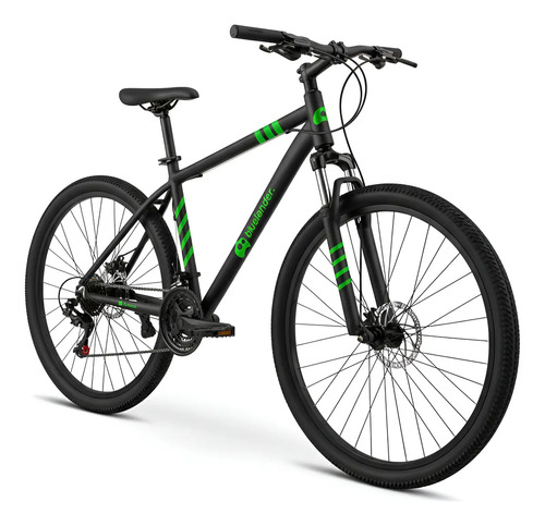 Bicicleta De Montaña Bluelander Rodada 26 Freno De Disco 21 Velocidades Color Negro Verde
