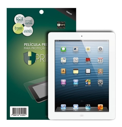 Película Hprime Plástico Invisivel Ou Fosca iPad 2 3 4 