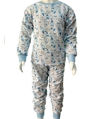 Imagem 4 de 6 de 1 Combo Com 2 Pijamas Infantil Peluciados - Tam 0 - 18 Meses