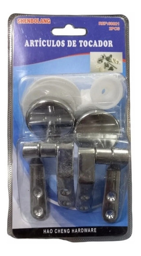 Kit De Reparacion Bisagra Metalica Para Asiento De Inodoro