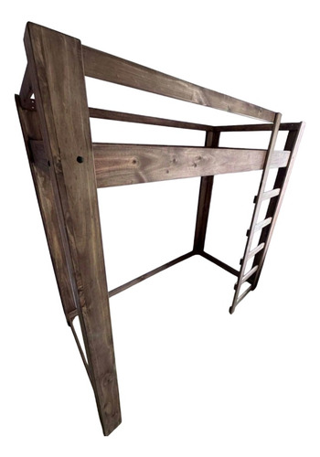 Cama En Altura M&r Con Modificación De Altura De Madera