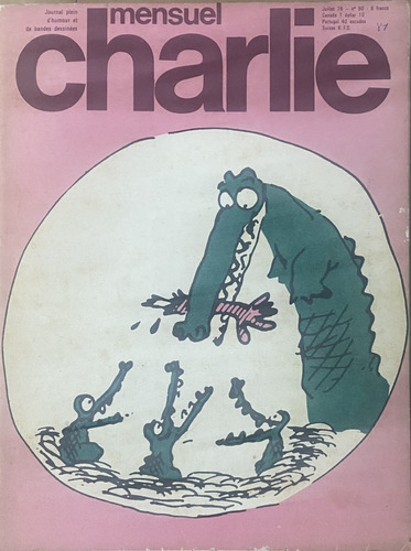 Charlie Nº 90 Revista Comic Francia Paulette Pichard 1976 K5