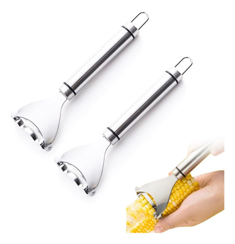 Kytasryl Magic Corn Peeler 2 Piezas, Herramienta De Acero In