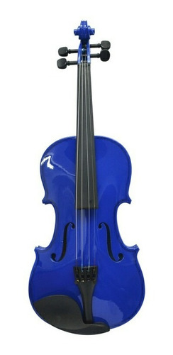 Violín 1/2 Plywood Azul En Oferta