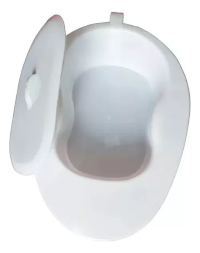 Chata Urinario Plástica Con Tapa Pato Urinal Ergonómica 