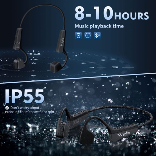 Auriculares De Conducción Ósea Wigfar Premium Open-ear Bluet