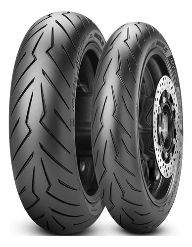 Par Pneu 130/70-13 + 110/70-14 Diablo Rosso Scooter Pirelli