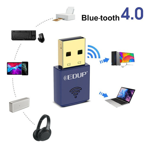 Mini Usb Wifi 150mbps & Bluetooth 4.0 Tarjeta Red Windows Pc