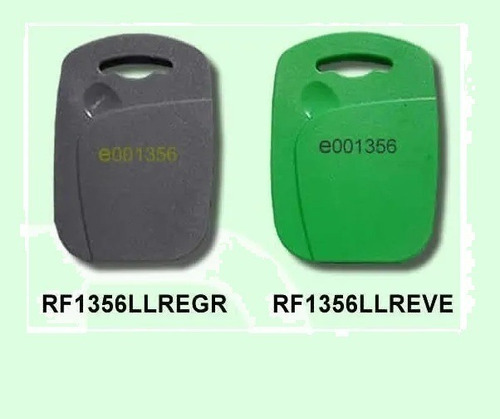 Imagen 2 de 4 de Llavero Llave Rfid Virgen Rectangular Grabable 13.56mhz X10u