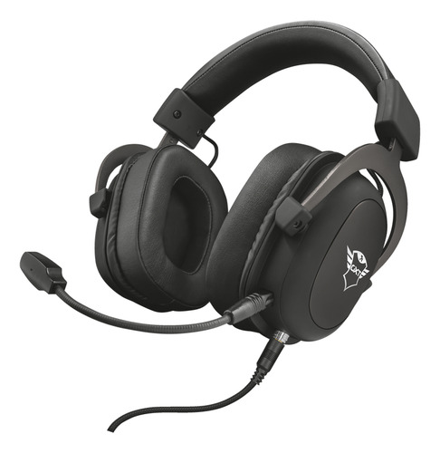 Audifono Diadema Gamer Trust Gxt 414 Zamak Pc,laptop,ps5/ps4 Color Negro