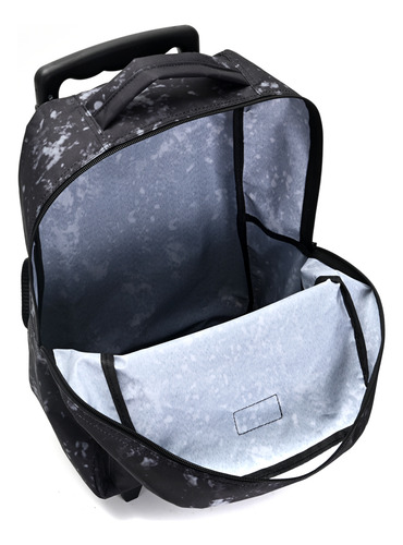 Mochila Carro 17 Goodpak Escolar Estampada Colegio Primaria Color Black/white Diseño De La Tela Estampado