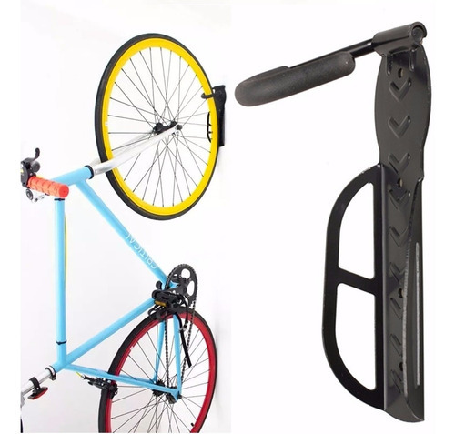 Rack Gancho Soporte Para Colgar Bicicleta A La Pared D1038 C Color Negro