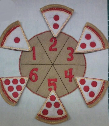 Matrices P/maquinas De Bordar Juegos Didacticos / Pizza