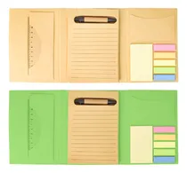 Comprar 2 Cuadernos Notas Adhesivas Postick Block De Notas Ecologico