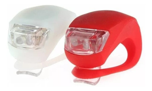 Pack 2 Luces Led Bicicleta Silicona Impermeable 