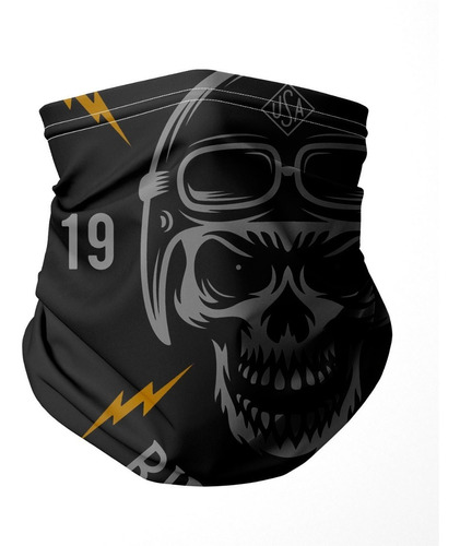 Doxe Bandana Calavera Born To Ride Carcelero Motociclista