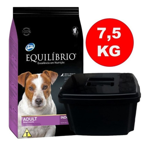 Equilibrio Adulto Razas Pequeñas 7.5 Kg + Contenedor