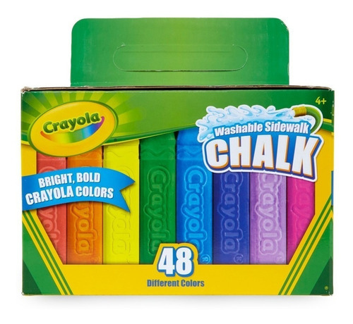 Crayola: Caja X 48 Tizas Colores Surtidos