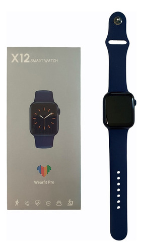 Smartwatch Reloj Inteligente W&o X12 Cardíaca Presión Spo2 Caja Azul