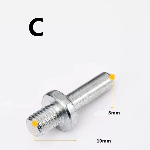 Cabezal De Pulido Negro De 10 Mm, Esférico, Ranurado En Made