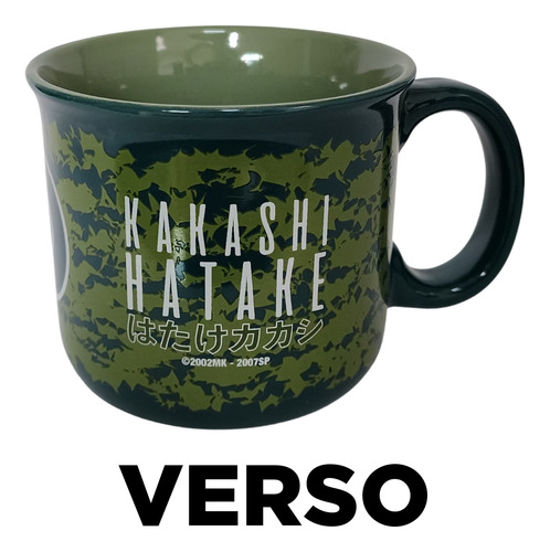 Caneca Kakashi Hatake Cerâmica 470ml Oficial Naruto Shipuden