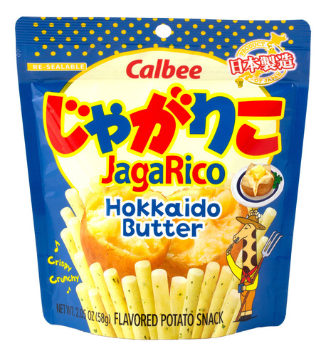 Botana Japonesa Papas Sabor Mantequilla, Calbee, 58 G