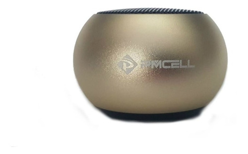 Mini Caixa De Som Bluetooth Dourado Pmcell Cs-12