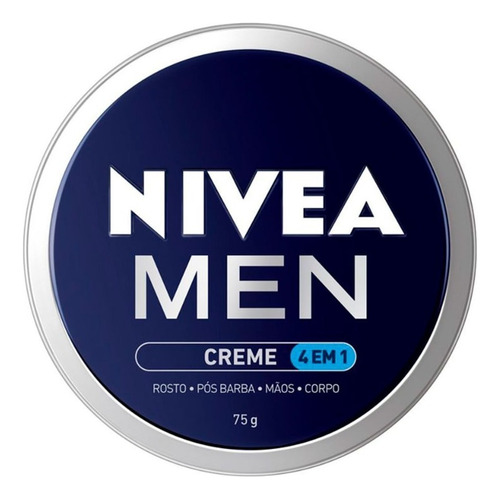 Creme Hidratante Masculino Nivea Men Em Lata 4 Em 1 75g